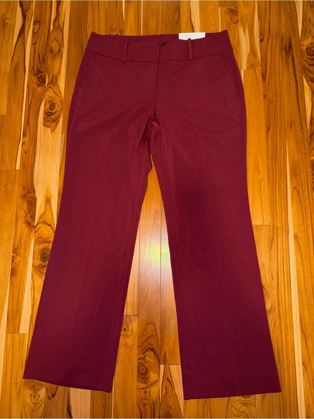 Ann Taylor Factory Wide Leg Pants in Burgundy